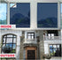 RTTECH Window Film Privacy One Way Mirror Window Tint for Home Sun UV Blocking Heat Control Daytime Privacy Solar Film Static Cling for Residential Office 35.6x78.7 Inches Blue-Silver