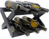 Hivory Wine Rack ~Counter top Wine Racks~ Foldable Wooden Wine Rack ~ Space Saver Wine Bottle Holder ~ Elegant Wine Holder for Kitchen, Bar, Cabinets ~ Holds 6 Bottles (Black, 1)