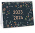 Desk Calendar 2023-2024, Monthly Desktop Calendar, Standing Flip Calendar with Thick Paper(Jan. 2023 - Jun. 2024, 10" x 8.25" ), Academic Year Standing Desk Calendar with Planner Stickers
