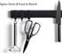 Stainless Steel Magnetic Knife Strip Holder for Wall with 3 Hooks 16 Inch, 25% Stronger Magnet, Adhesive Magnetic Knife bar Rack No Drilling - by KITCHENDAO