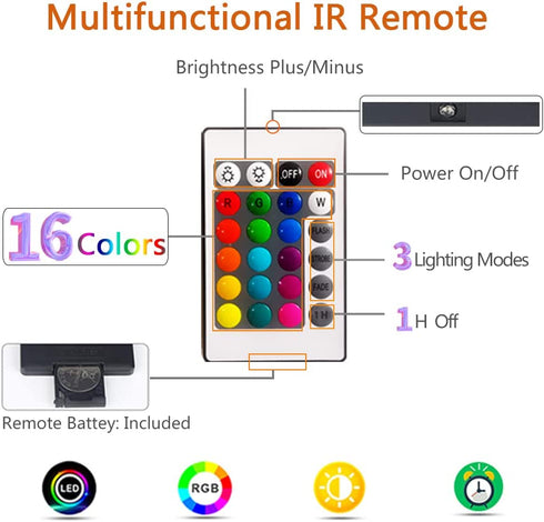 Decojoy Sunset Lamp, Sunset Projection Lamp 16 Colors Changing with Remote Timer, Multicolor RGB Rainbow Sunlight Lamp Projector Night Light Gifts for Womens Bedroom, Cool Room Decor Stuff