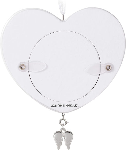 Hallmark Keepsake Christmas Ornament 2021, Forever By My Side Pet Memorial Photo Frame, Metal