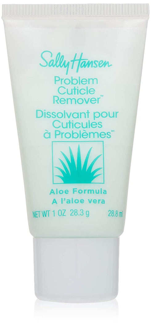 Sally Hansen Problem Cuticle Remover™, Eliminate Thick & Overgrown Cuticles, 1 Oz, Cuticle Remover Cream, Cuticle Remover Gel, Ph Balance Formula, Infused with Aloe Vera to Soothe and Condition