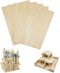 Basswood Sheets Unfinished Plywood for Crafts - 5 PCS 1/16 x 8 x 12Inch Thin Wood Sheet for Craft DIY