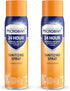 Microban Disinfectant Spray, 24 Hour Sanitizing and Antibacterial Spray, Sanitizing Spray, Citrus Scent, 2 Count (15 fl oz Each) (Packaging May Vary)