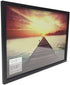 Snap 10FW1569E Solid Wood Wall Poster Picture Frame, 12" x 18", Black