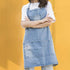 Cotton Denim Apron Adjustable Baking Cooking Apron with Pockets for Kitchens