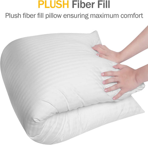 Utopia Bedding Soft Body Pillow - Long Pillows for Side and Back Sleepers - Cotton Blend Cover with Soft Polyester Filling (Single Pack) 20x54 Inch