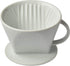 Aerolatte Pour Over Coffee Dripper Reusable Filter Cone Brewer, Number 2-Size, Ceramic, Brews 2 to 6-Cups