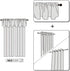 NICETOWN Kitchen Curtains Valances - Half Window Topper Treatment Scalloped Valances Tiers for Living Room/Bedroom/Bathroom/Office Decor, 52" W by 18" Long, Sea Teal, 2 Panels