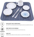Piduules Eco-friendly Silicone Dish Drying Mat 18" x 15.8" Large Reusable Non-slipping and Heat Resistant Dish Quick Drying Pad, Dishwasher Safe (Gray XL)
