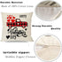 Valentine's Day Pillow Covers 18x18 Set of 4 Buffalo Plaid Heart Love Pillow Cases Sofa