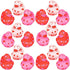 4E's Novelty Valentines Day Rubber Ducks (24 Pack) Mini 1.5" Duckies, Class Valentines Day Gifts for Kids Bulk, Valentines Day Party Favors Classroom Exchange Prizes for Kids Class