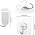 Adhesive Hooks.Heavy Duty Self Wall Hooks15lb(Max),Waterproof and Oilproof Transparent hooks11 Pack