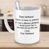 Lesbian soulmate gifts - Dear Girlfriend, Thanks for being my Girlfriend - White Porcelain Coffee Cup,Premium 11 oz Funny Mugs White coffee cup Gifts Idea
