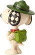 Enesco Peanuts by Jim Shore Snoopy Boy Scout Mini Figurine