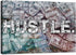 Motivational Hustle Wall Art Inspirational Entrepreneur Quotes Office Decor Canvas Painting Inspiring Poster Pictures Prints Framed Artwork Office Living Room Decorations Wall Decor - 12"Hx18"W