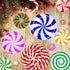 Funnlot 57PCS Peppermint Floor Decals Christmas Wall Stickers Christmas Decals for Wall Christmas Stickers for Wall Candy Wall Stickers Christmas for Candyland Decoration
