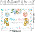 Avezano Boy or Girl Gender Reveal Background Blue or Pink Gender Reveal Floral Decoration Baby Gender Reveal Theme Banner (7x5ft)