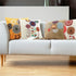 Throw Pillow Covers 18x18, Set of 4 Linen Throw Pillow Covers, Square Pillow Cushion Cases for Couch Sofa Bedroom Car, Orange.Valentine's Day Present