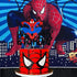 Glorymoment Cake Decor for Spiderman Happy Birthday Cake Topper for Boys Men Birthday Party, Glitter Happy Birthday Cake Topper for Spider-man Superhero Theme Birthday Party Decor (6.7’’ x5.51’’ )