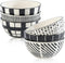 Soup Bowls Porcelain 23 OZ- Cereal Bowl 6 Inch - Deep Japanese Bowls for Serving Salad | Ramen | Noodle | Pho | Oatmeal - Microwave and Dishwasher Safe - Set of 6