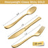 Pink and Gold Party Supplies Disposable Dinnerware Set Serves 25 Gold Dots on Pink Paper Plates Cups and Napkins, Gold Plastic Knives Spoons Forks for Baby Shower Wedding Party Bridal Shower