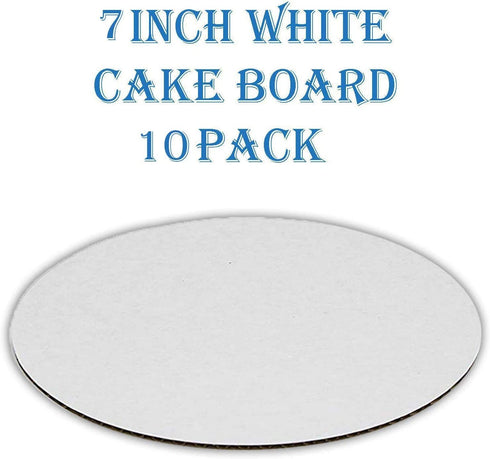 8" Plastic Disposable Cake Containers Carriers with Dome Lids and Cake Boards | 10 Round Cake Carriers for Transport | Clear Bundt Cake Boxes/Cover