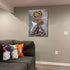 African American Wall Art Black Queen Girl Head Flowers Poster Black Girl Artwork ‹Floral Girl Art Prints For Bedroom Living Room Abstract Contemporary Prints Painting Home Decor 16X24 Inch No Frame