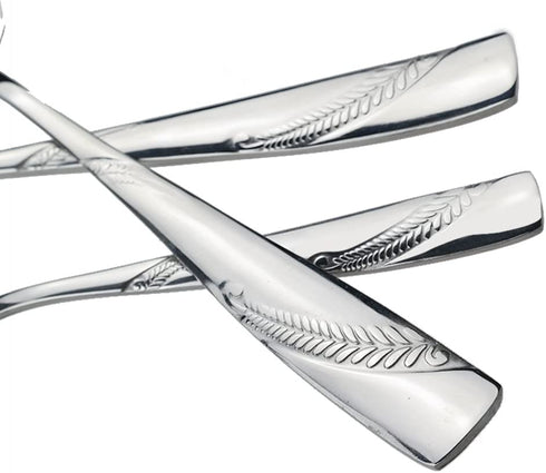 Nicesh 16-Piece Stainless Steel Dinner Spoons, 8.19-Inch