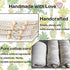 Bouqlife Macrame Plant Hangers no Tassel Set of 3 Indoor Boho Hanging Planter Holder with Hooks 34" / 22" / 20"