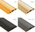 UT Wire 3-Channel Cord Protector & Concealer for Floor - 5 FT - Black