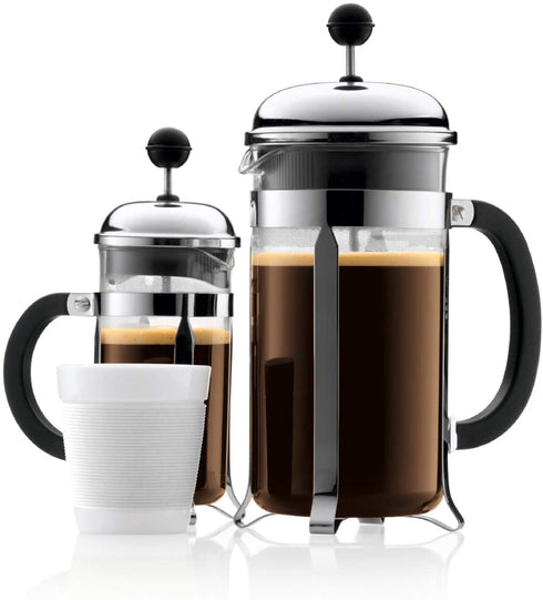 Bodum Chambord French Press Coffee and Tea Maker, 12 Ounce, Chrome