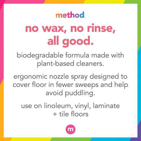 Method Squirt + Mop Hard Floor Cleaner, Spearmint Sage, 25 Ounce, 1 pack, Packaging May Vary