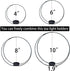 smtyle Christmas Black Candle Holders for Tea Light Haunted Candelabra Prop Set of 4 for Votive Tealight Candles with Metal Ring Shape