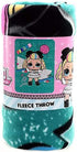 UPD Child Medium Lol Dolls Born Rocking 45x60 Fleece Throw, Soft & Comfy Throw, Multi Color (1 Pack)
