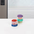 Sistema To Go Collection Mini Bites Small Food Storage Containers, 4.39 oz./130 mL, Pink/Green/Blue, 3 Count
