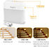 6pack LED Night Lights Dusk to Dawn Sensor, Bapro Stick-on Nightlight Rechargeable Warm White 3000K Under-Cabinet Lighting Wireless Light for Bedroom, Kitchen, Hallway, Stairs, Closet Counter