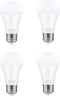 WhitePoplar 9W LED Full Spectrum Light Bulb Light Therapy Lamp Bulb Natrual Sunlight Bulb 5000K Cool White Dimmable 4 Pack