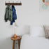 Coat Rack Wall Mount, POZEAN 2 Pack Hat Rack with 10 Wall Hooks Coat Hooks, Wall Coat Racks with Hooks for Hanging Coats, Hats, Jacket, Bags, Scarf, Keys