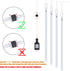 Meteor Shower Christmas Icicle Lights Outdoor, 11.8 Inches 10 Tubes 240 Led Snowfall Lights Connectable, Hanging Falling Rain Lights for Tree Bushes Holiday Christmas Decorations, Warm White