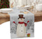 Gogobebe Christmas Table Runner 36 inches Long Snowman and Gift White Kitchen Table Runner for Dining Table Cotton Linen Table Runners for Party Home Decoration 13x36in
