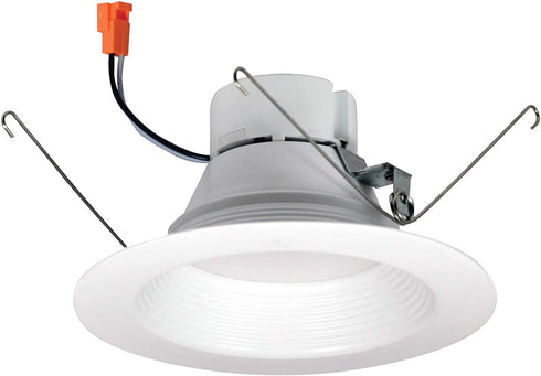 Nora Lighting NOX-563230 5/6" ONYX LED Baffle Retrofit Trim, White, 3000K