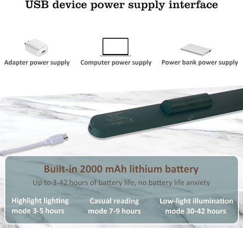 Funland Stick on Lights, Dimmable Wireless Magnetic Touch Lights Stick on Kitchen Closet Wall Bed Headboard, Rechargeable Under Cabinet Lighting Battery Operated (Green), (VN004)