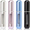 4PCS Refillable Perfume Atomizer Bottle, Portable Travel Perfume Mini Spray Bottles, Cologne Dispenser Perfume Bottles, Portable Empty Perfume Spray Bottle for Travel, Perfume Container with Bag