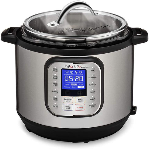 Instant Pot Tempered Glass Lid, 10" Stainless Steel (8 Qt/ 8L model)