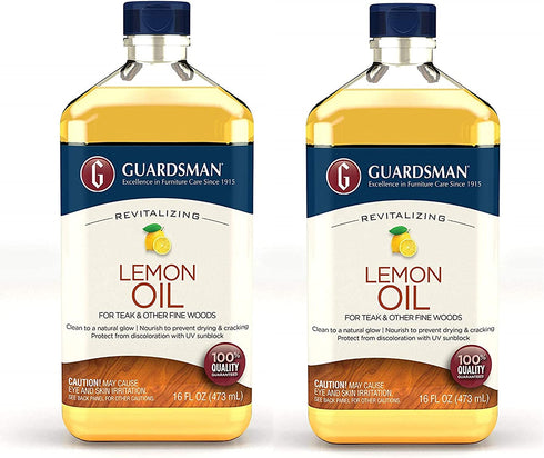 Guardsman Revitalizing Lemon Oil For Wood Furniture - 16 oz (2)