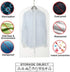 Garment Bag Covers 24''X54'' Lightweight White PEVA Breathable Bags (Pack of 6) with Study Full Zipper for Closet Clothes Storag (24''X54'', White)
