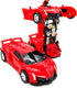 FQDVM Transformers Robot Car 2 in 1 Best Toys for 3 4 5 6 7 8 Year Old Kids? Christmas Birthday Gifts for 3-12 Year Old Boys Girls(Red)