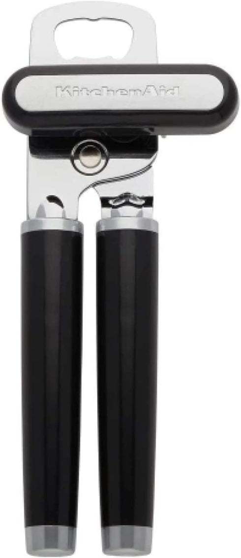KitchenAid Classic Multifunction Can Opener / Bottle Opener, 8.34-Inch, Black